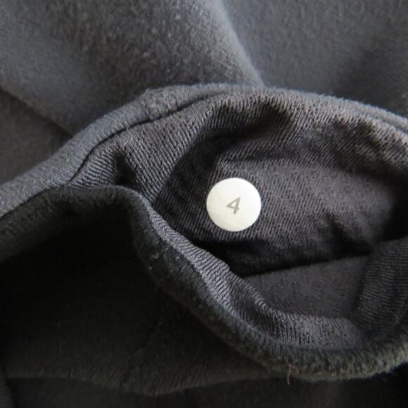 Lululemon Charcoal Gray Cropped Leggings Size 4 - Picture 4 of 5